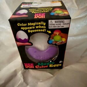 Nee Doh Magic Color Eggs - Purple and White